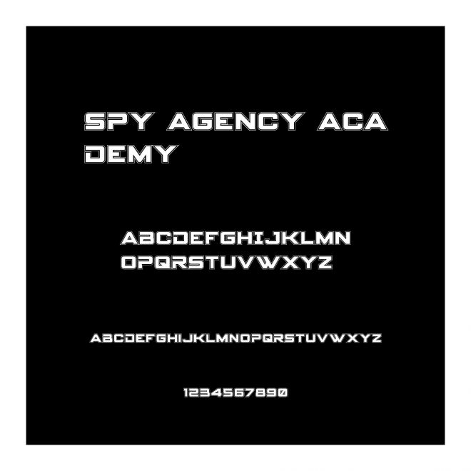Spy Agency Academy