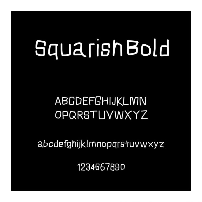 Squarish Bold