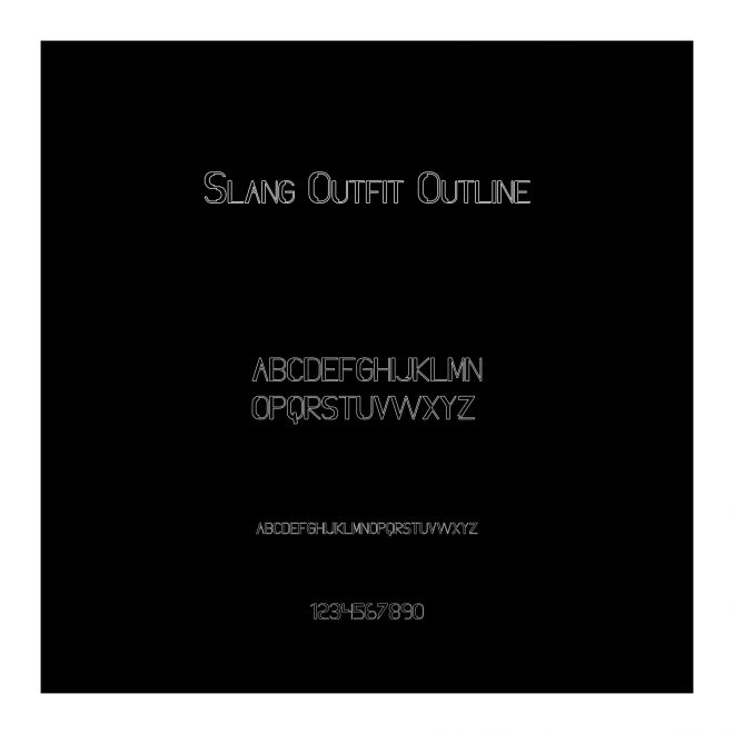 Slang Outfit Outline