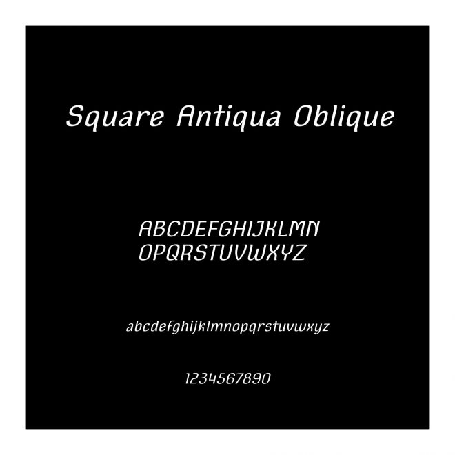 Square Antiqua Oblique