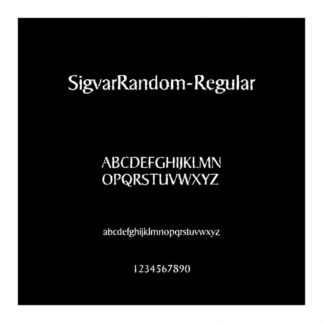 SigvarRandom-Regular