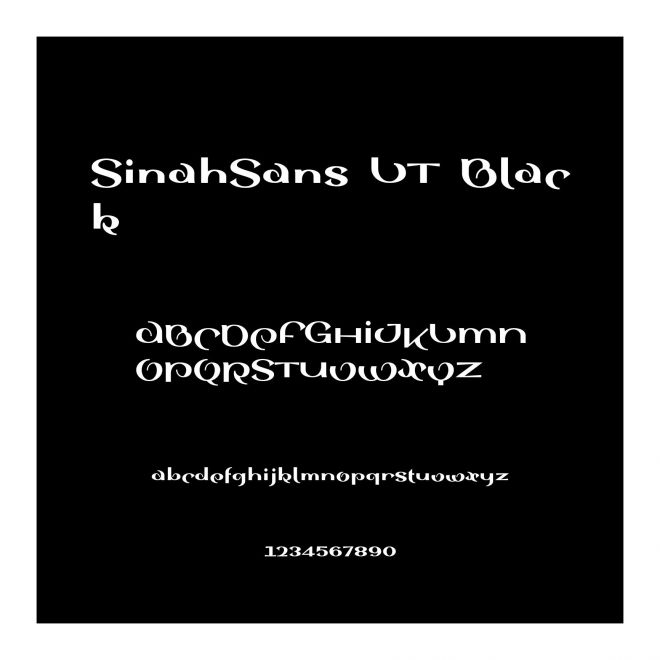SinahSans LT Black