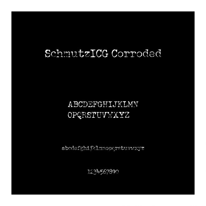 SchmutzICG Corroded