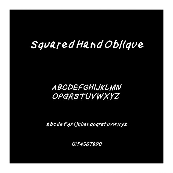 Squared Hand Oblique