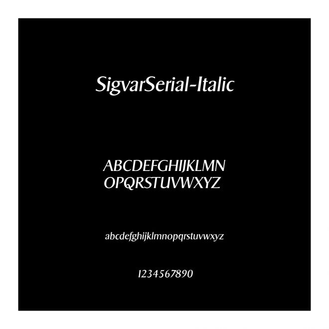SigvarSerial-Italic