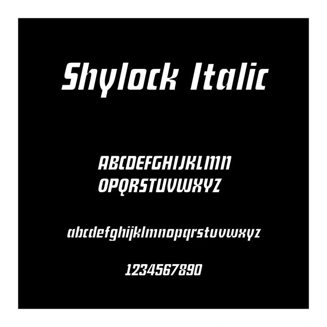Shylock Italic