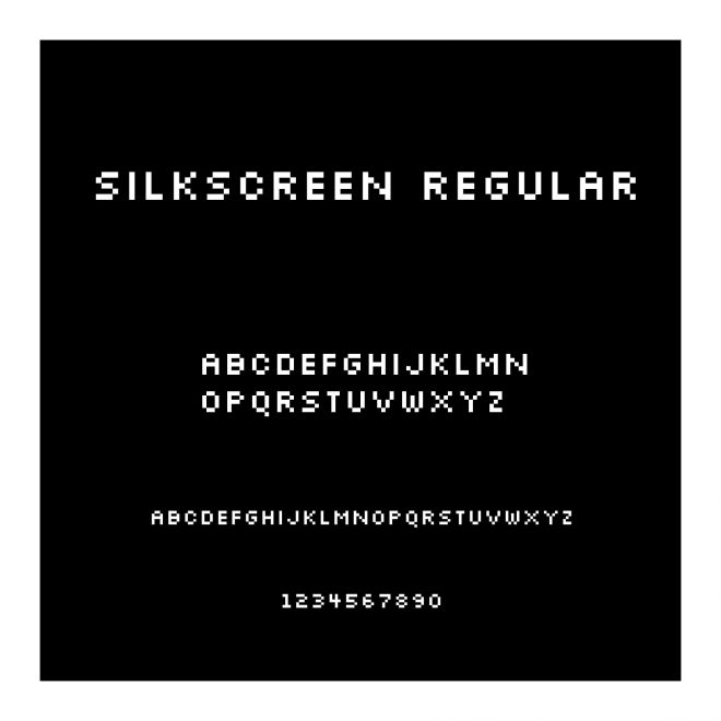 Silkscreen Regular