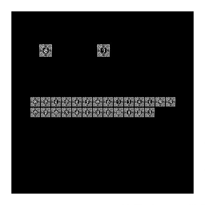 Schmuck-Initialen 3