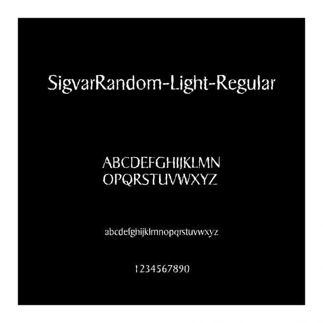 SigvarRandom-Light-Regular