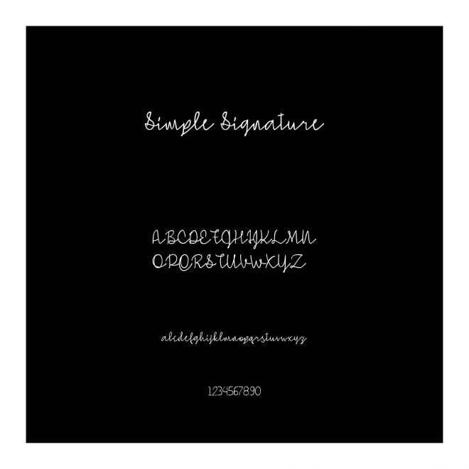 Simple Signature