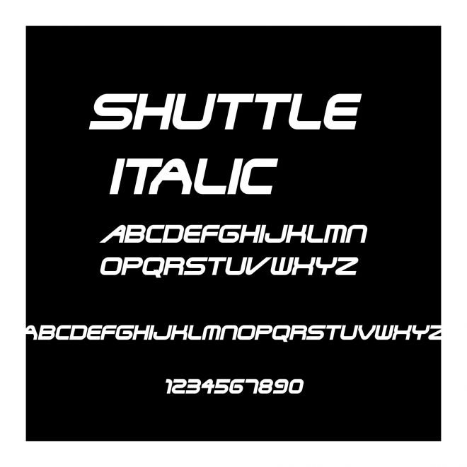 Shuttle  Italic