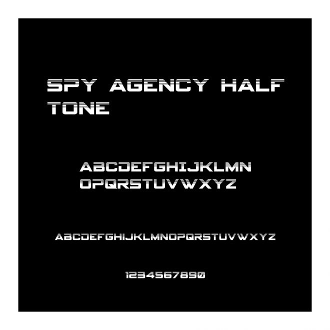 Spy Agency Halftone