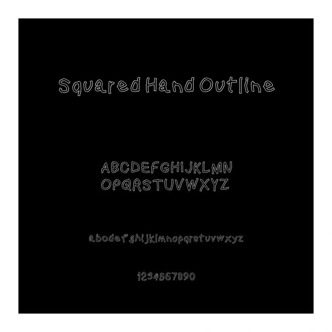 Squared Hand Outline