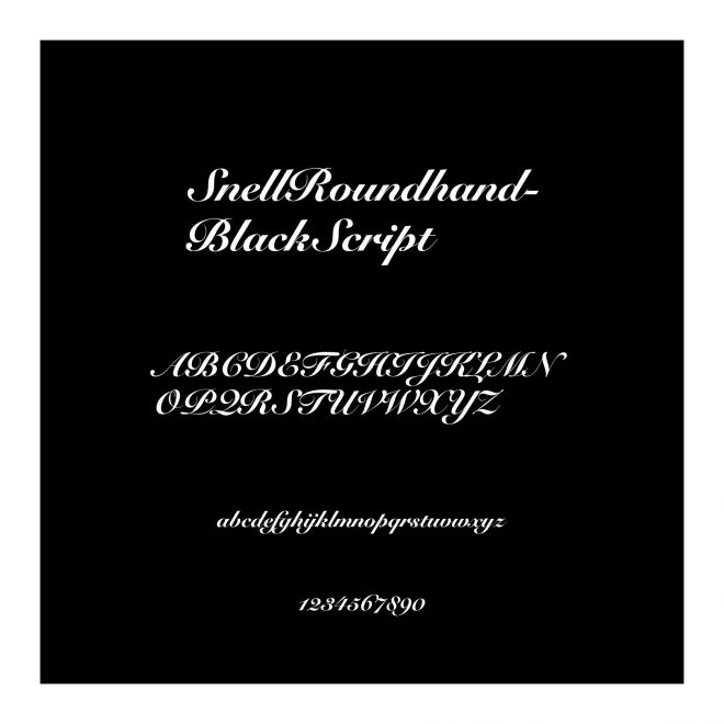 SnellRoundhand-BlackScript