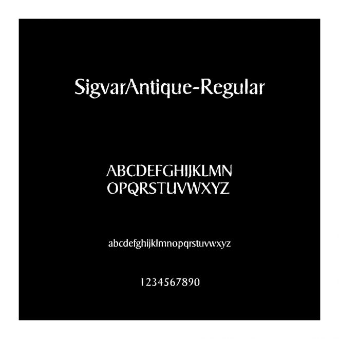 SigvarAntique-Regular