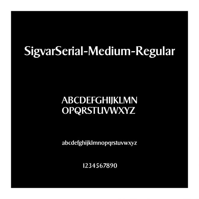 SigvarSerial-Medium-Regular