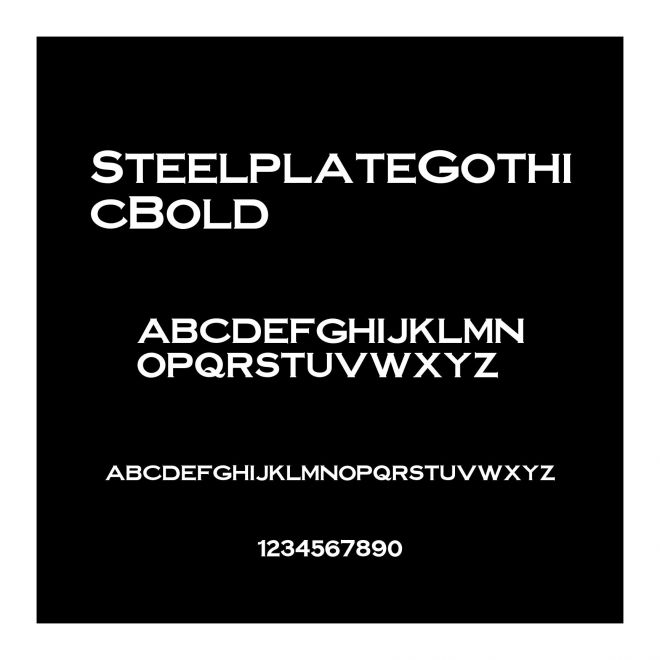 SteelplateGothicBold