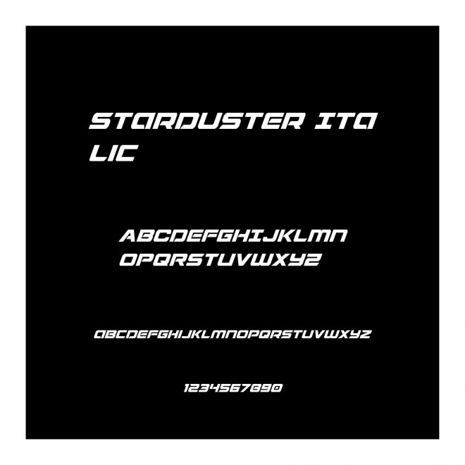 Starduster Italic