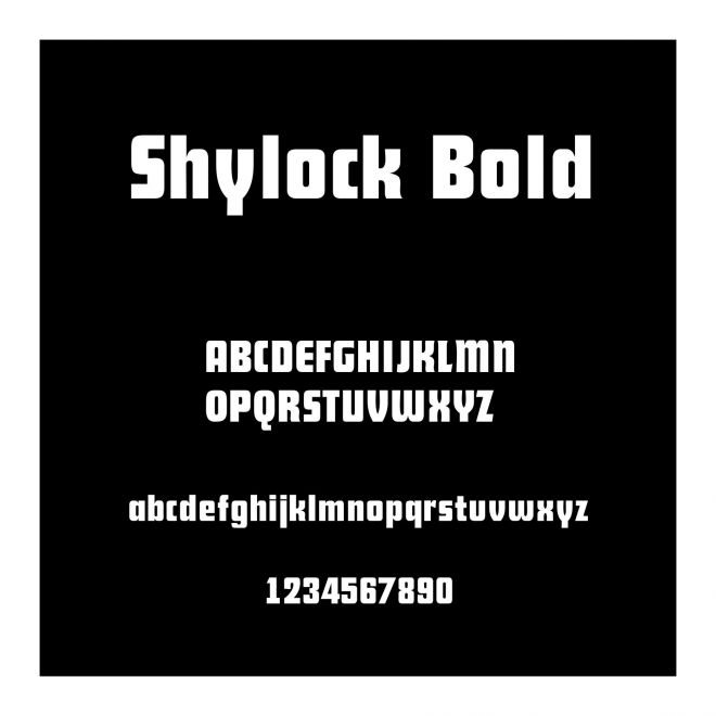 Shylock Bold