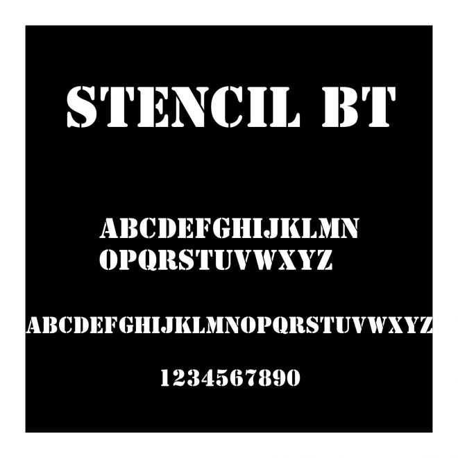 Stencil BT