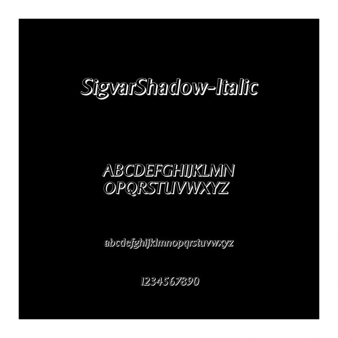 SigvarShadow-Italic
