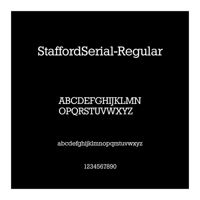 StaffordSerial-Regular
