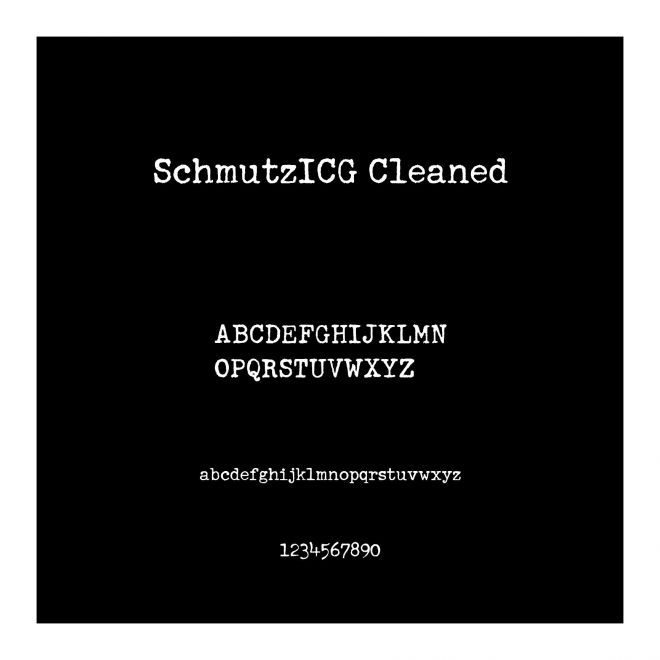 SchmutzICG Cleaned