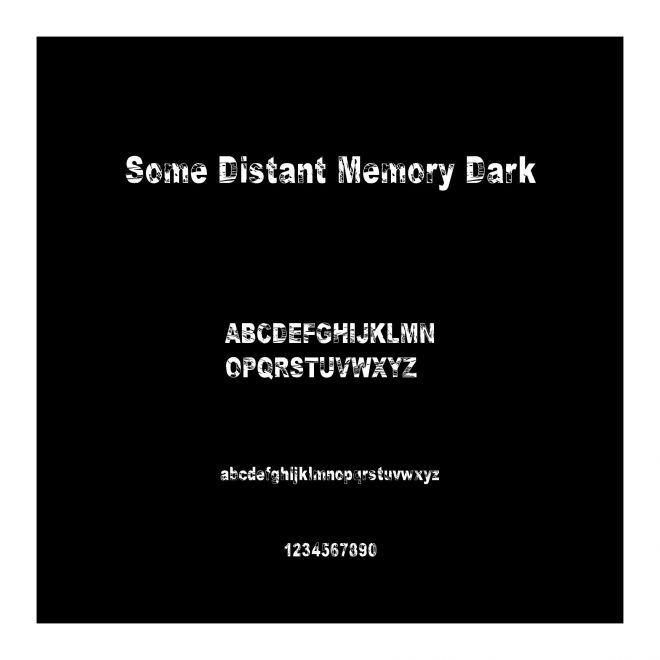 Some Distant Memory Dark