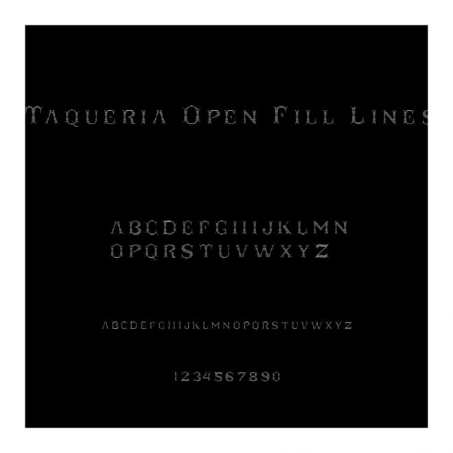 Taqueria Open Fill Lines