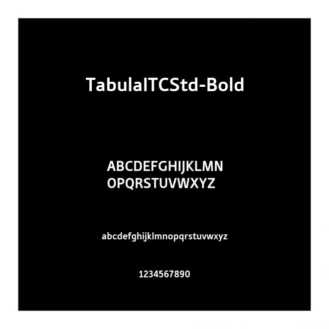 TabulaITCStd-Bold
