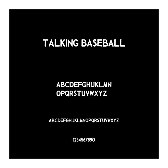 Talking Baseball