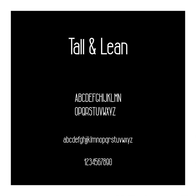 Tall & Lean