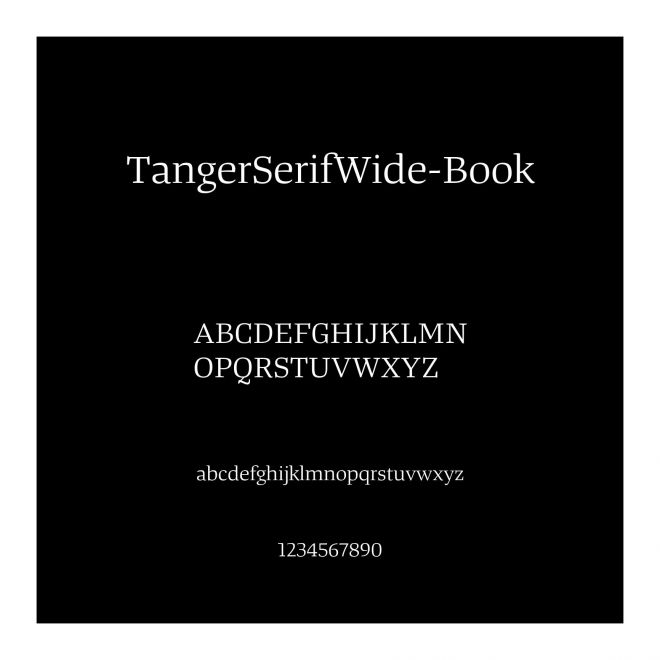 TangerSerifWide-Book
