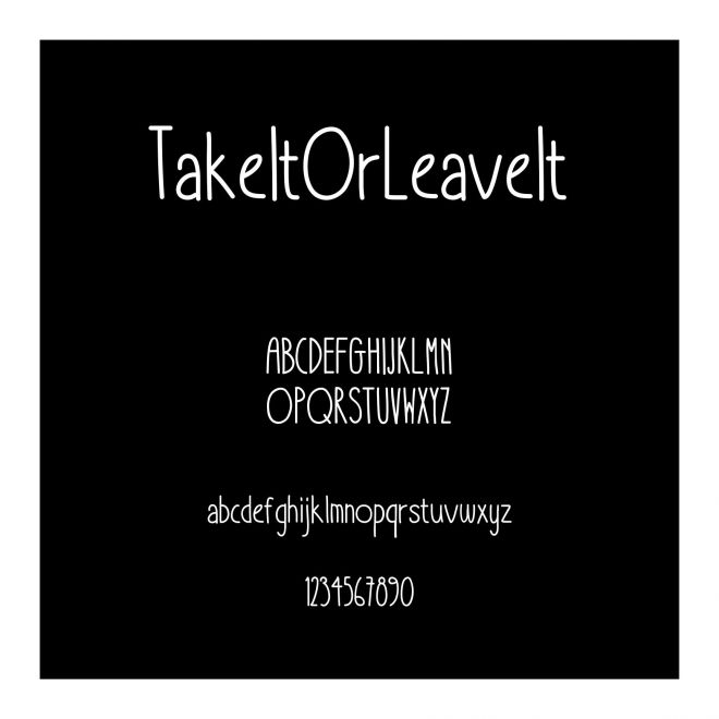 TakeItOrLeaveIt