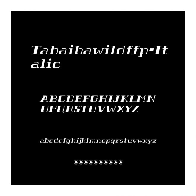 Tabaibawildffp-Italic