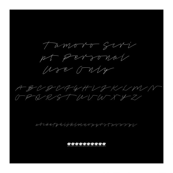 Tamoro Script Personal Use Only