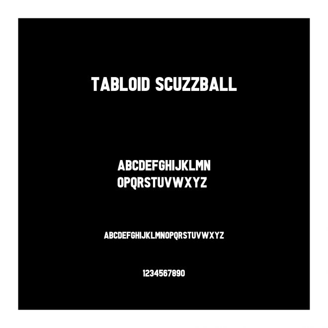 Tabloid Scuzzball