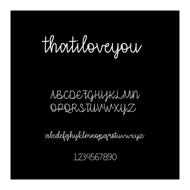 thatiloveyou
