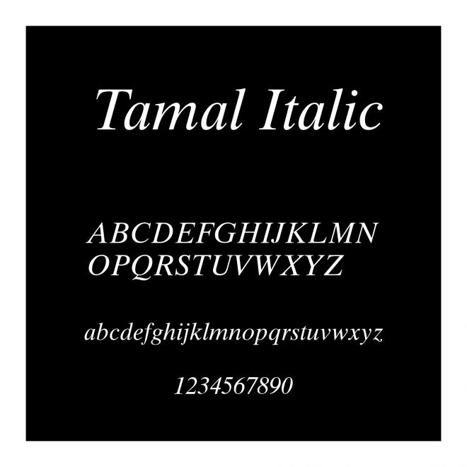 Tamal Italic