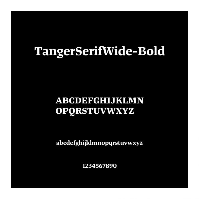 TangerSerifWide-Bold