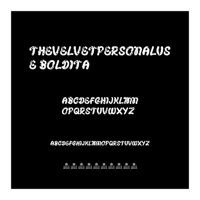 THEVELVETPERSONALUSE-BoldIta