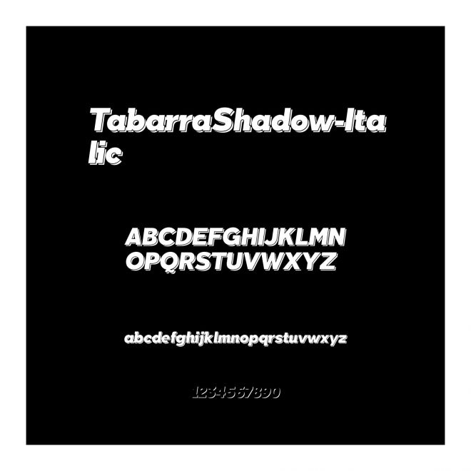 TabarraShadow-Italic