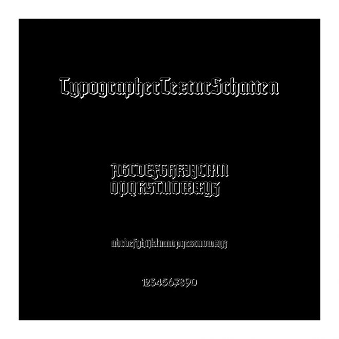 TypographerTextur Schatten