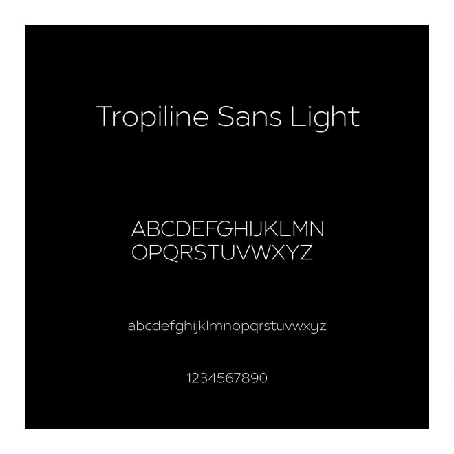 Tropiline Sans Light