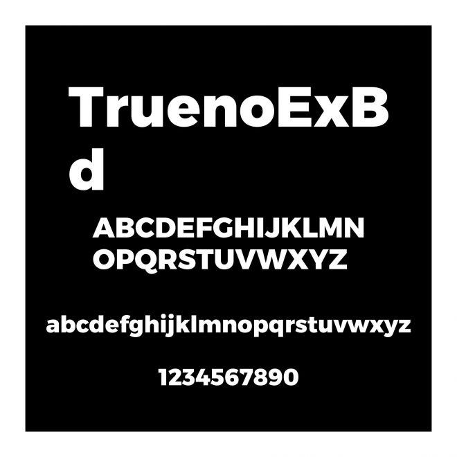 Trueno ExtraBold