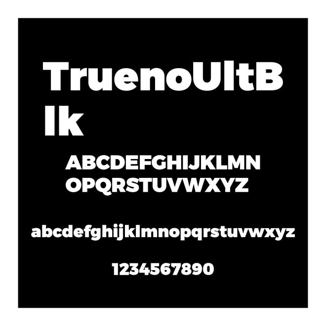 Trueno UltraBlack