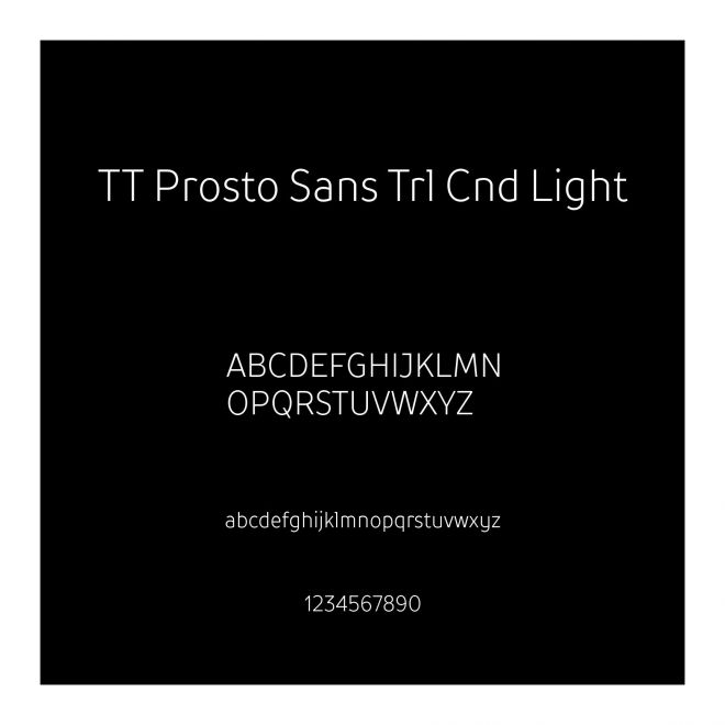 TT Prosto Sans Trl Cnd Light