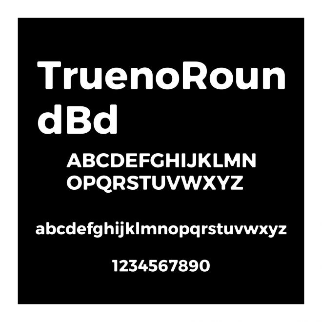 Trueno Round Bold