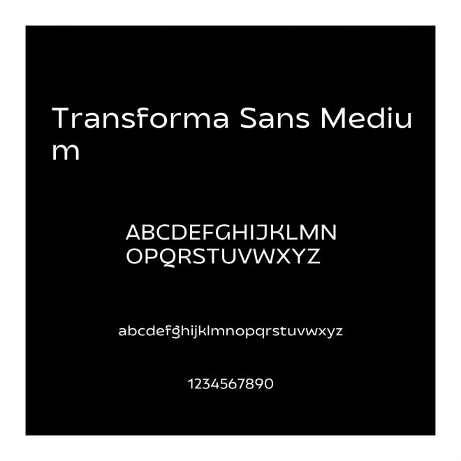 Transforma Sans Medium