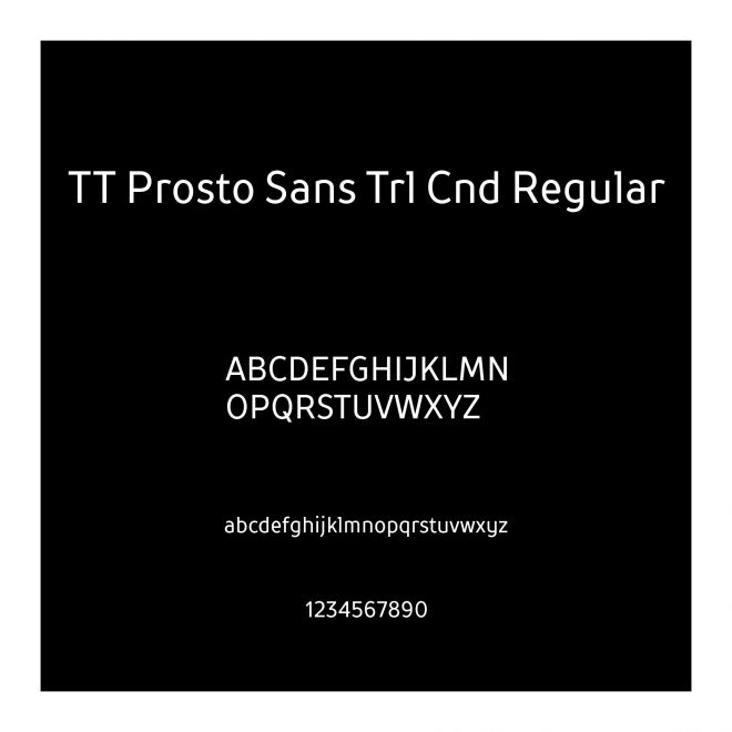 TT Prosto Sans Trl Cnd Regular
